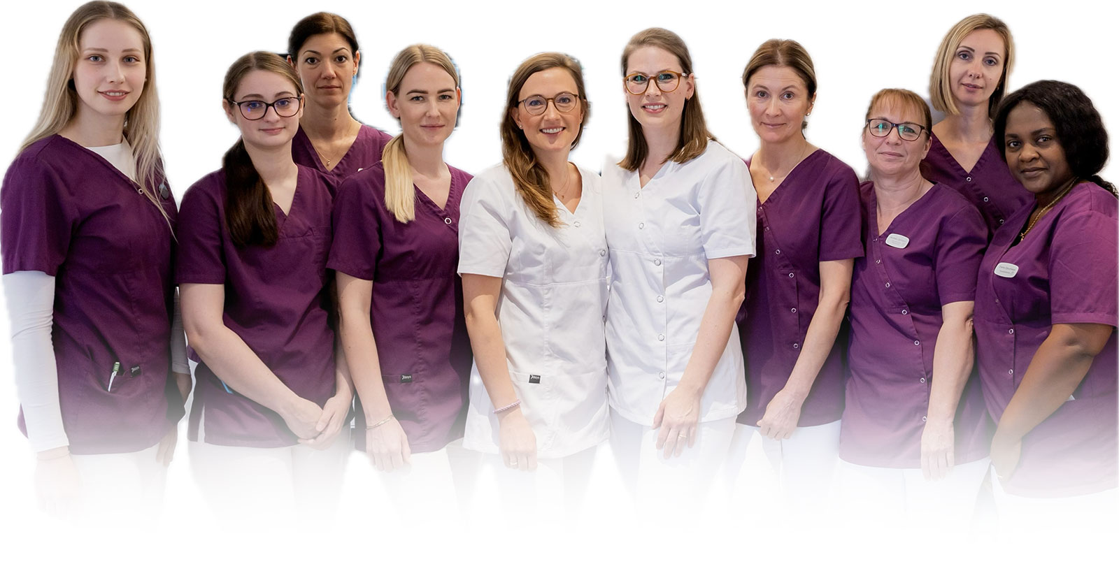 Teamfoto der Zahnarztpraxis Dr. Bold & Dr. Voigtmann